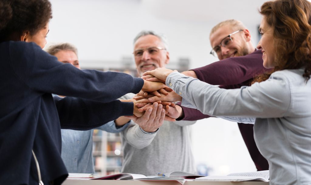 Equipo de trabajo inclusivo.